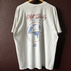 Vintage Puff Daddy Now Way Out 1997 Tour T Shirt Size XL 23×29