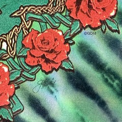 Vintage Grateful Dead T Shirt 2XL GDM 100% Cotton USA Green Tie Dye XXL 2 Sided