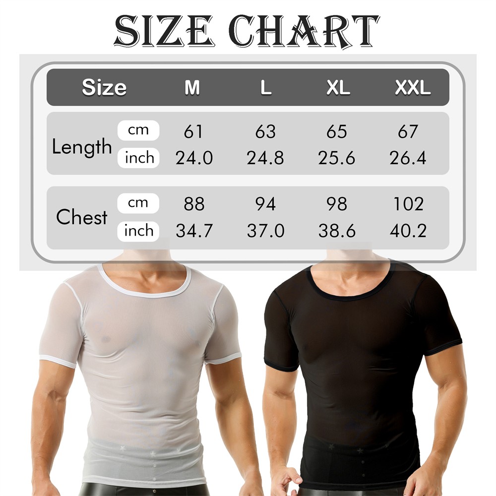 Thin Perspective Men Tank Tops Top Breathable Sports T-shirt Casual Fitness Vest