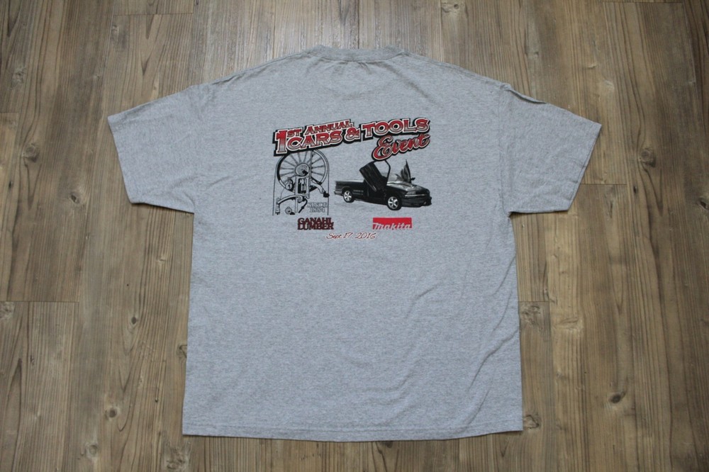 1ST ANNUAL CARS & TOOLS EVENT t-shirt size 2XL