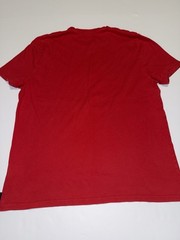 Express Men’s Graphic Logo T-Shirt Red Cotton Short Sleeve Size Large