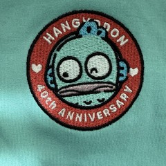Sanrio Hangyodon 40th Anniversary Teal T-shirt New With Tags From Japan Large