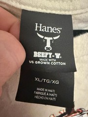 Hanes Beefy-T Celebrating 50 Years Hallamore Clydesdales Graphic Tee