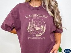 Washington Shirt Travel Gift for Washington Trip Lovers Souvenir Tee