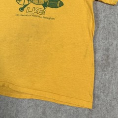 Vintage 70’s UAB Intramural Champs T -Shirt XS? Hanes Yellow Alabama Birmingham