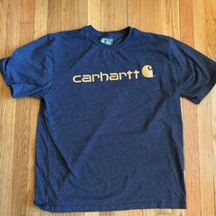 Carhartt bundle of two logo t-shirts in size Men’s loose fit Large Gray & Green