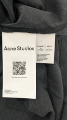 Acne Studios SS26 Stockholm 1996 Faded Black T-Shirt Oversized Men L XL NWT