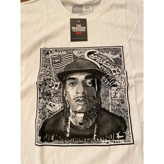 The Marathon Clothing TMC Nipsey Hussle Graphic T-Shirt White Mens XL NWT