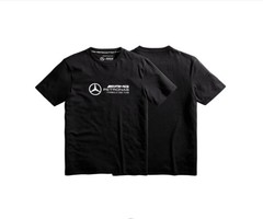 Mercedes-AMG PETRONAS 2024 Mens Large Logo T-Shirt – Black