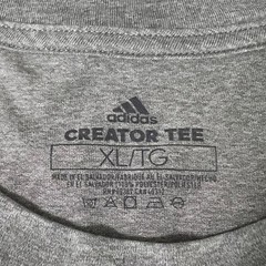 Adidas Creator Long Sleeve T-Shirt Mens Size XL Gray Graphic Tee