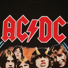 ACDC Shirt Mens LARGE L BLACK NEW HIGHWAY TOO HELL CONCERT TOUR ROCK Music NWT
