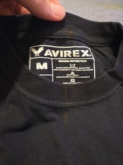 Avirex Lady Luck Graphic Tee, Faded, Thrashed, Men’s Size Medium