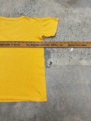 True Vintage 60s 70s Pink Panther 215 Graphic Tee Rare Yellow Single Stitch
