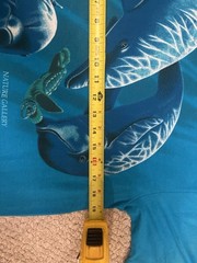 Single Stitch 90’s Blue Dolphin Sea Turtle Nature Gallery Graphic T-Shirt