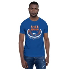 SHEA STADIUM Baseball New York Graphic Tee Short-Sleeve Unisex T-Shirt