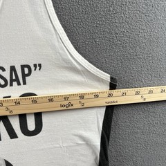 Asap Rocky Shirt Mens Large White Black Diamonds Tour Flacko Tank Top Sleeveless