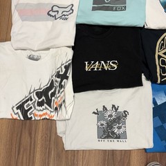 Lot of 15 Surf Skate Streetwear T Shirt Vans Fox Quiksilver RVCA May5-2