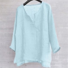 Mens Shirts Blouse Linen Cotton Baggy Kaftan Trends Shirts Casual Tops