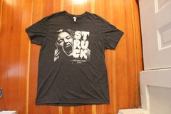 STRUCK Movie SHIRT Large Gray Short Sleeve Cotton Poly Blend Salt Lake Portland