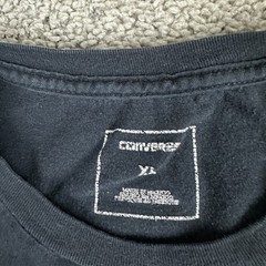 Converse Shirt Mens Extra Large Black White Money Chuck Taylor Casual