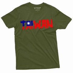 Men’s Taiwan T-shirt Taiwanese flag coat of arms mens shirts Taiwan tee