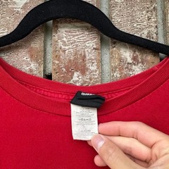 RED 00s QUIKSILVER “TORONTO” GRAPHIC TEE