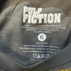 New Pulp Fiction T-shirt Men’s XL Black Movie Graphic Print