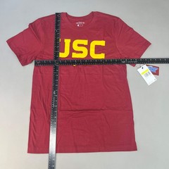 NIKE USC Trojans Essential Wordmark T-Shirt Men’s Sz S Cardinal Red DD7163 (New)