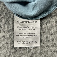 Vintage Football Town Shirt Mens Small Blue Nations Collection Logo Embroidery
