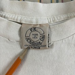 Vintage Antique Person Shirt Mens XL White PK Clothing Co Birthday Tee 1993