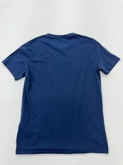 Levi’s Boys Blue Logo T-Shirt Cotton Crew Neck Size M – Machine Wash