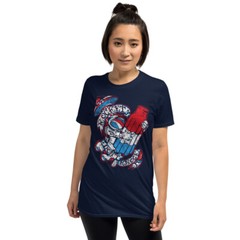 UFO Rocket Pop Astronaut Space Planet Tattoo ASTROPOP Shirt Summer Popsicle NASA