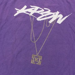vtg y2k KREW skateboard brand gold chain t-shirt SMALL skater supra baker tsa
