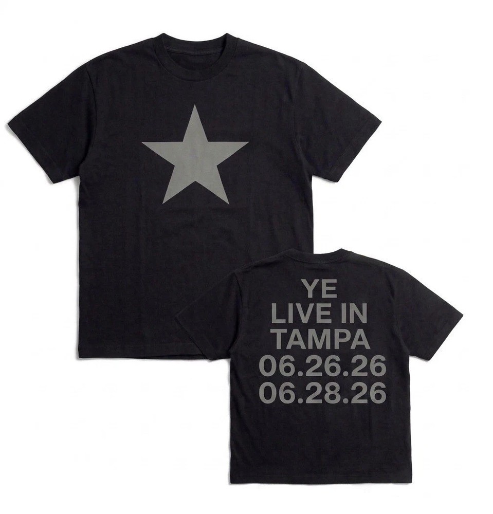 Kanye West YE BULLY Live In Tampa Merch T Shirt New 2026 2 Style