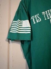 Grunt Style ‘Tis The Season Men’s 2XL Green Christmas T-shirt With Holly EUC