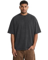 Oversized Tshirts for Men Short Sleeve Vintage Washed Basic Loose Tees 2026