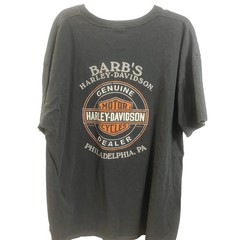 Harley-Davidson Mens 2XL Black Work Sucks Let’s Ride Clown Graphic TShirt Philly