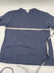 Mens Navy Blue 100% Cotton T Shirts High Quality Soft And Breathable X-Large