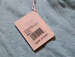 New FAHERTY Cloud Cotton HENLEY T-Shirt Men’ Large Green Smooth Jade Heather