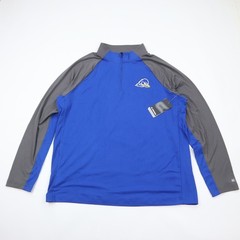 Delaware Blue Hens Colosseum 1/4 Zip Windshirt Pullover Mens XL Blue NWT