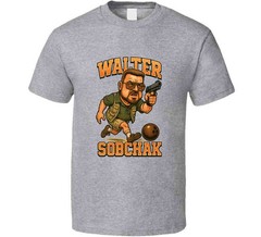 The Big Lebowski Walter Sobchak Retro 80’s Movie Caricature T Shirt