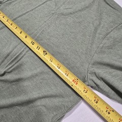 George Men’s GE V-Neck T-Shirt Faded Spruce Heathe in Sage Green Size XS( 30-32)