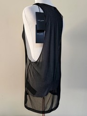 NWT Saint Laurent YSL Runway Scoop Plunging U Sleeveless Tank Top Shirt XS $1650