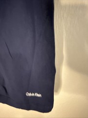 Calvin Klein Men Classic Fit V Neck T Shirt Navy Blue Medium Casual Short Sleeve