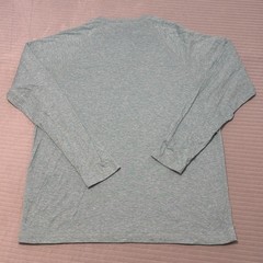 Faherty Cloud Cotton Henley Shirt Mens XL Teal Heather Long Sleeve Pima