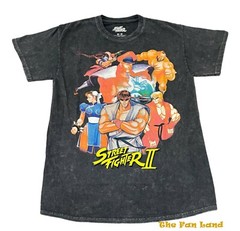 New Street Fighter 2 Squad Cast Capcom Classic Video game Mens Vintage T-Shirt