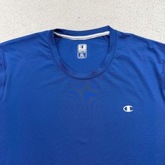 Champion Double Dry 516374 Mens XL Blue L/S Polyester/Spandex Performance Shirt