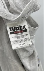 Tultex Vintage Lake Tahoe Long Sleeve Tee Shirt Men’s XL Gray FLAW