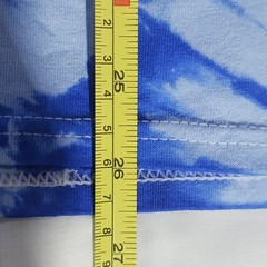 Tie Dye T Shirt Adult Large Blue 2 Tone Heavy Cotton Hippie 70’s Style New