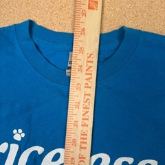 Gildan Heavy Cotton Priceless Pets Rescue Volunteer T-Shirt Blue Size M
